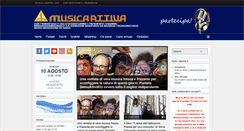 Desktop Screenshot of musicaattiva.com