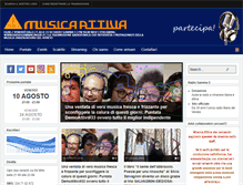 Tablet Screenshot of musicaattiva.com